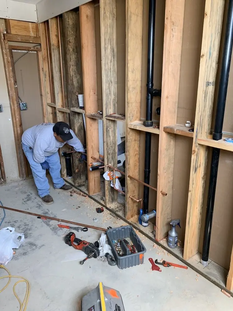 Commercial rough-in plumbing for Gas Line Repair in Chatsworth